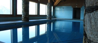Wohnung mit privatem Pool am Fuße der Piste mit Garage - Skischule in 300m