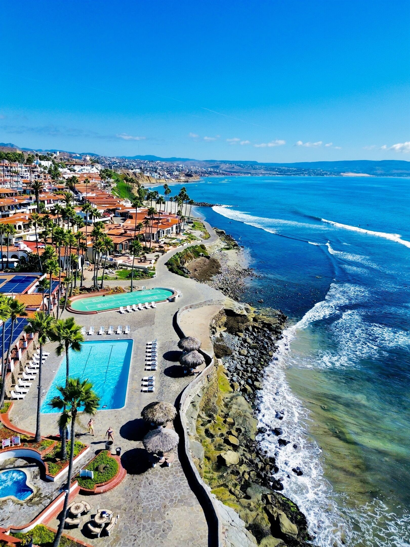 Et oppvarmet basseng