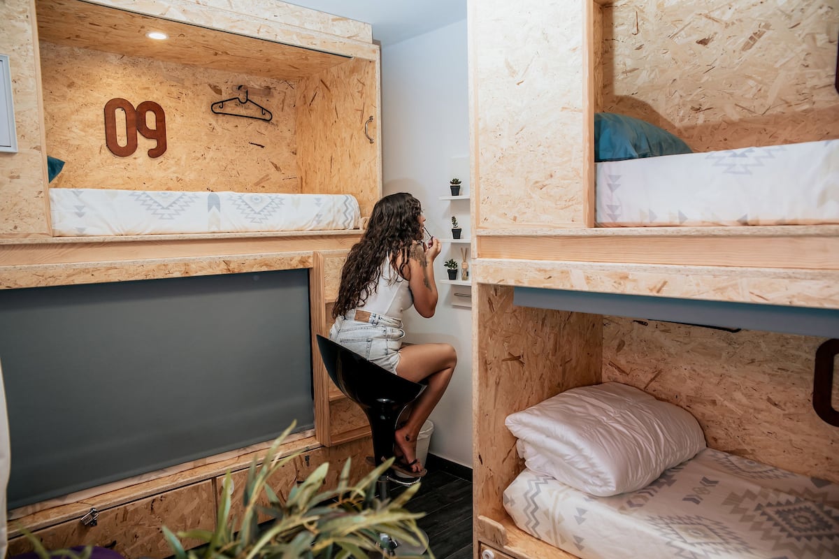 Shared Dormitory, Women only, Non Smoking (4 Beds) | Egyptian cotton sheets, premium bedding, in-room safe, blackout drapes