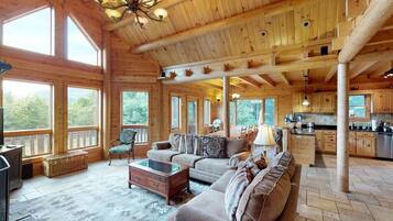 Älytelevisio, takka, videopelejä, DVD-soitin