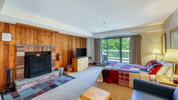 TV, DVD player, books