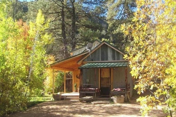 Grandad's porch with cots is the perfect place to view the star filled night sky