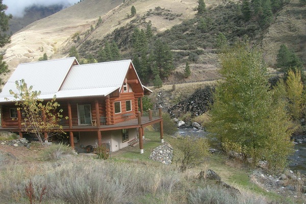 front of cabin