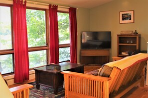 Smart TV - Escape to Serenity: Your Private Maine Lakefront Awaits at Little Sebago Lookout (Gray)