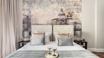 Departamento exclusivo, chimenea (Dorsoduro) | Área de sala de estar | Smart TV