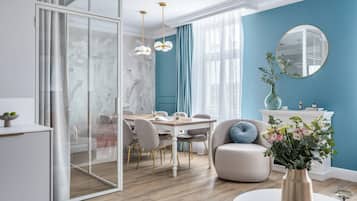 Apartamento exclusivo, sacada (Miami Beach) | Sala de estar | Smart TV