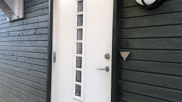 Overnatningsstedets indgangsparti
