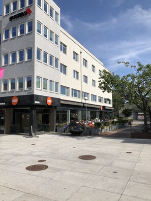 Blick von der Unterkunft