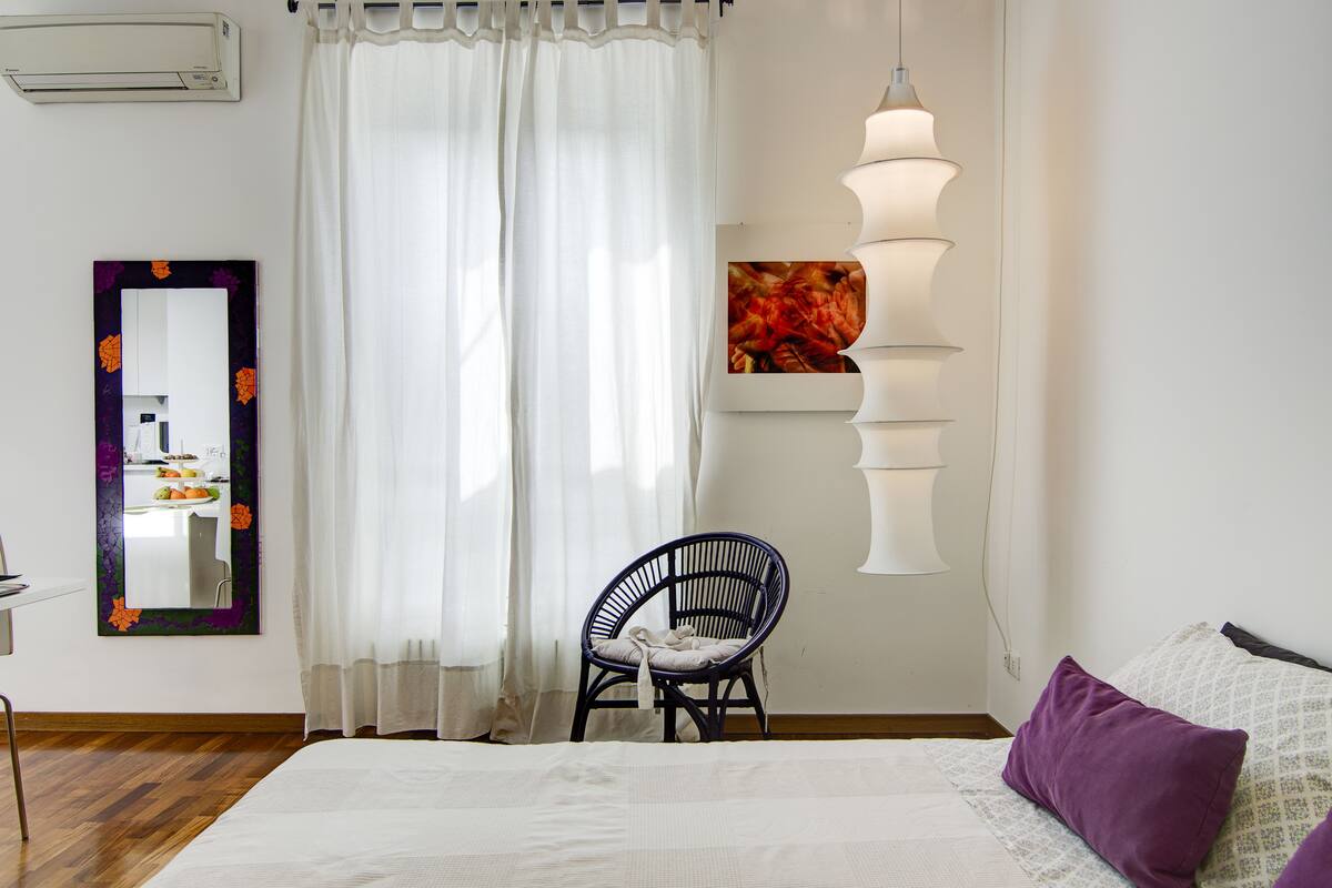 Iron/ironing board, free cots/infant beds, free WiFi