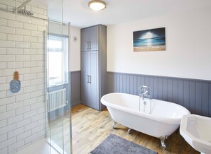 Luxury House, Multiple Beds, Non Smoking | Bathroom | Shower, hair dryer, towels - Elysium House (Whitby)