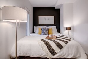 1 makuuhuone, silitysrauta/-lauta, vauvan matkasänky, Wi-Fi