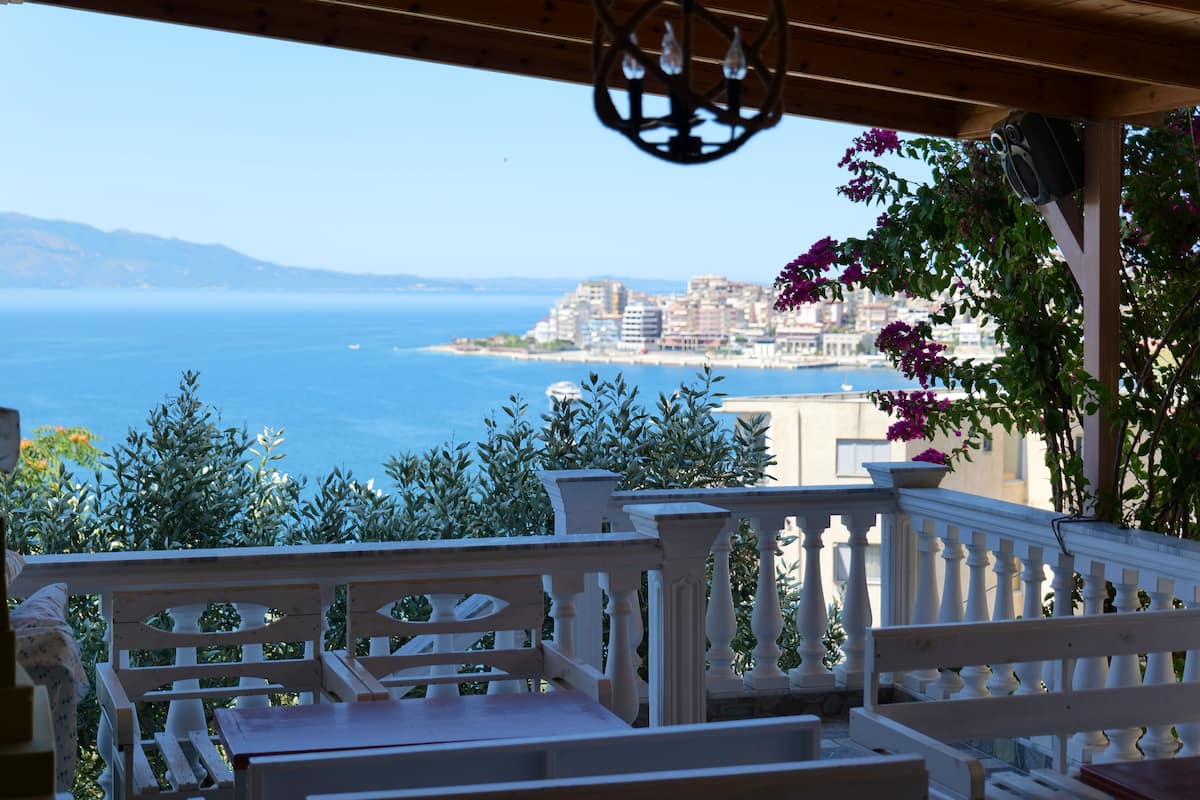 Apartment, Meerblick (32m) | Balkon