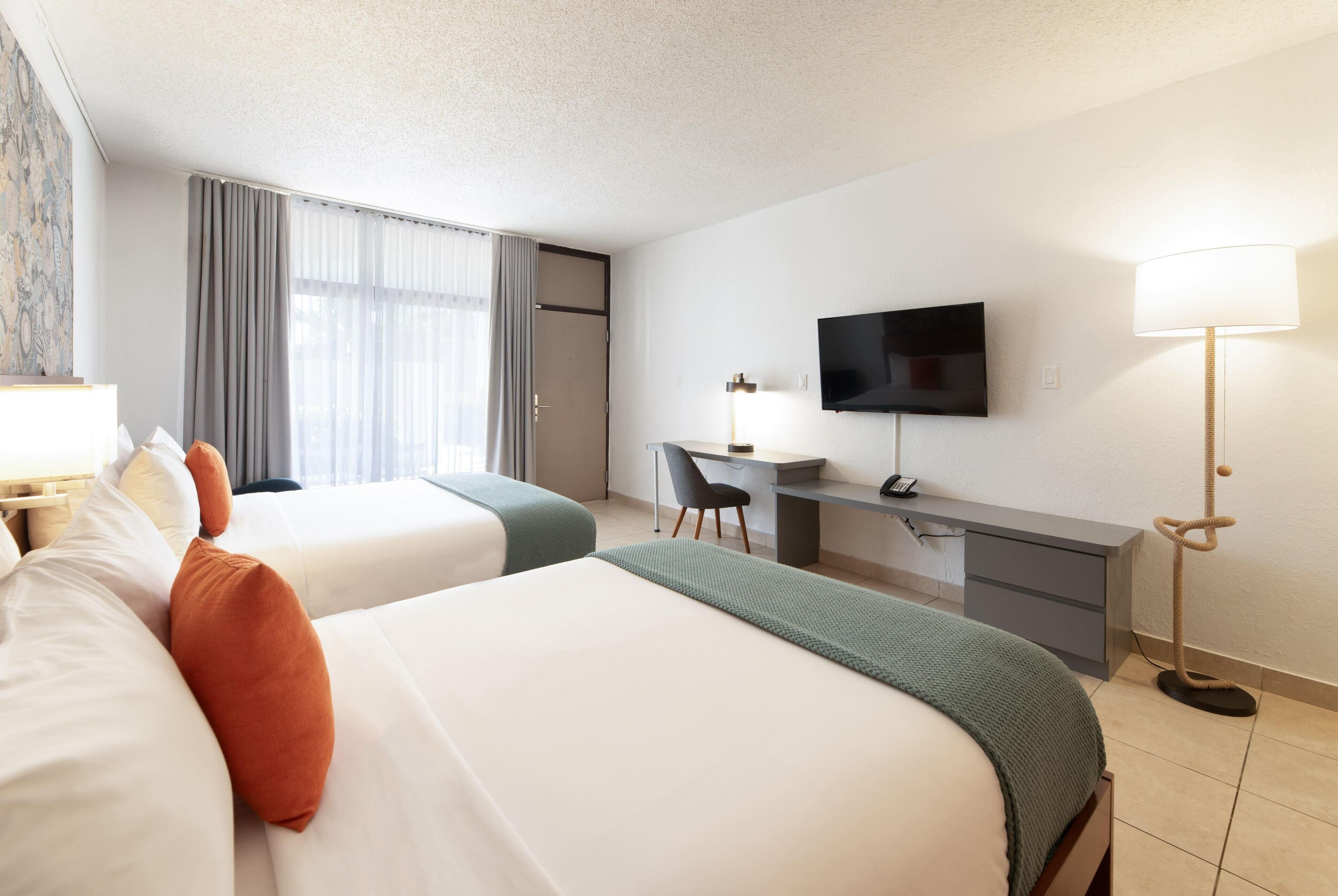 Studio, 2 Queen Beds, Resort View (Lagos Collection) | 1 bedroom, premium bedding, pillow-top beds, in-room safe