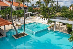 2 outdoor pools, open 9:00 AM to 9:00 PM, pool cabanas (surcharge) - Wyndham Palmas Beach and Golf Boutique Resort (Humacao)