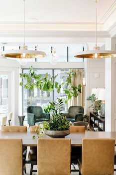 Hotel entrance and lobby at Woodlark Hotel Portland, a Tribute Portfolio Hotel