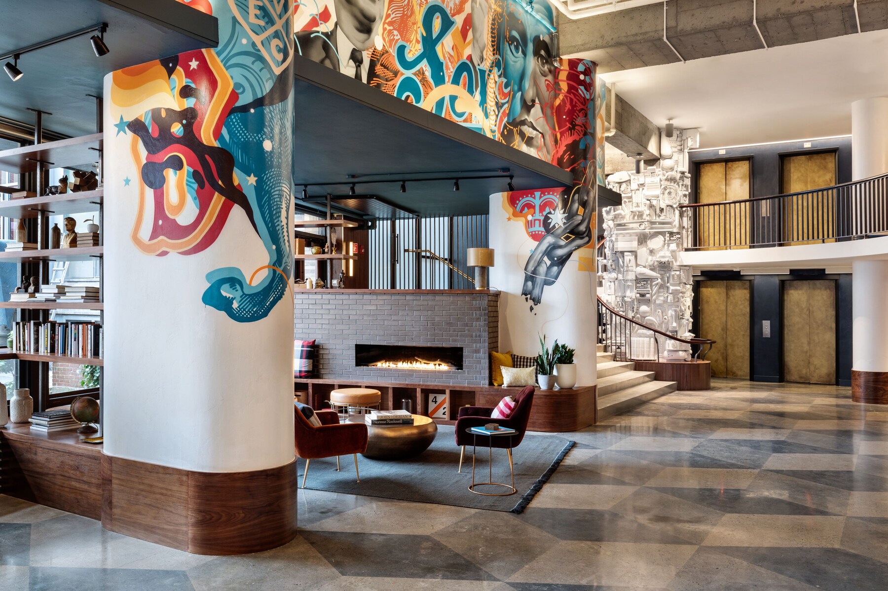 Lobby sitting area