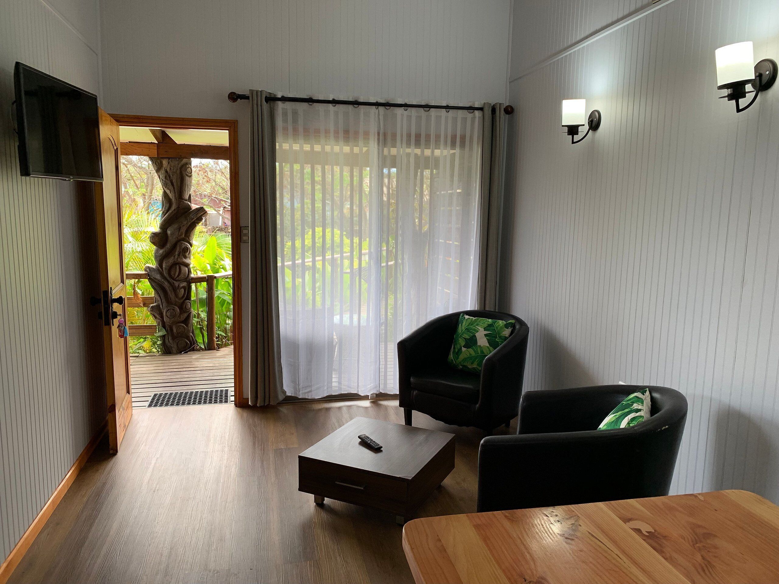 Cabana | Área de estar | TV de tela plana