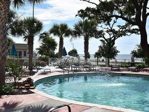 Indoor pool, outdoor pool
