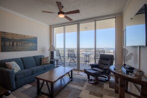 Condo, 2 Bedrooms | Living room | TV - Ocean Club-Ocean Club 1207 (Biloxi)