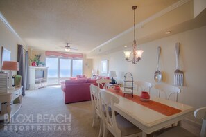 Condo, 2 Bedrooms, Hot Tub | Living area | TV, DVD player - Sienna-Sienna 602 (Gulfport)