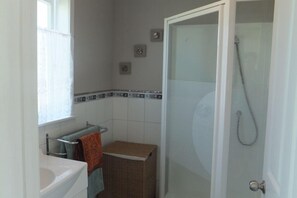 Shower, hair dryer