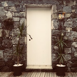 Exterior detail - Casa das 2 Marias is a traditional Azorean house located in the center of Furnas (Furnas, Povoação)