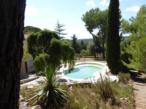 Villa with character, panoramic view of the village and surrounding mountains