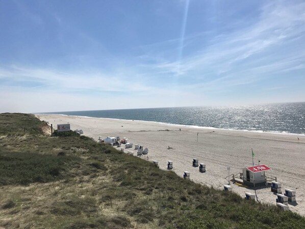 Vlak bij het strand