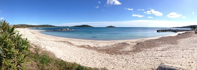 Villa porto Vecchio heated pool 800 from the beach cabanon bleu