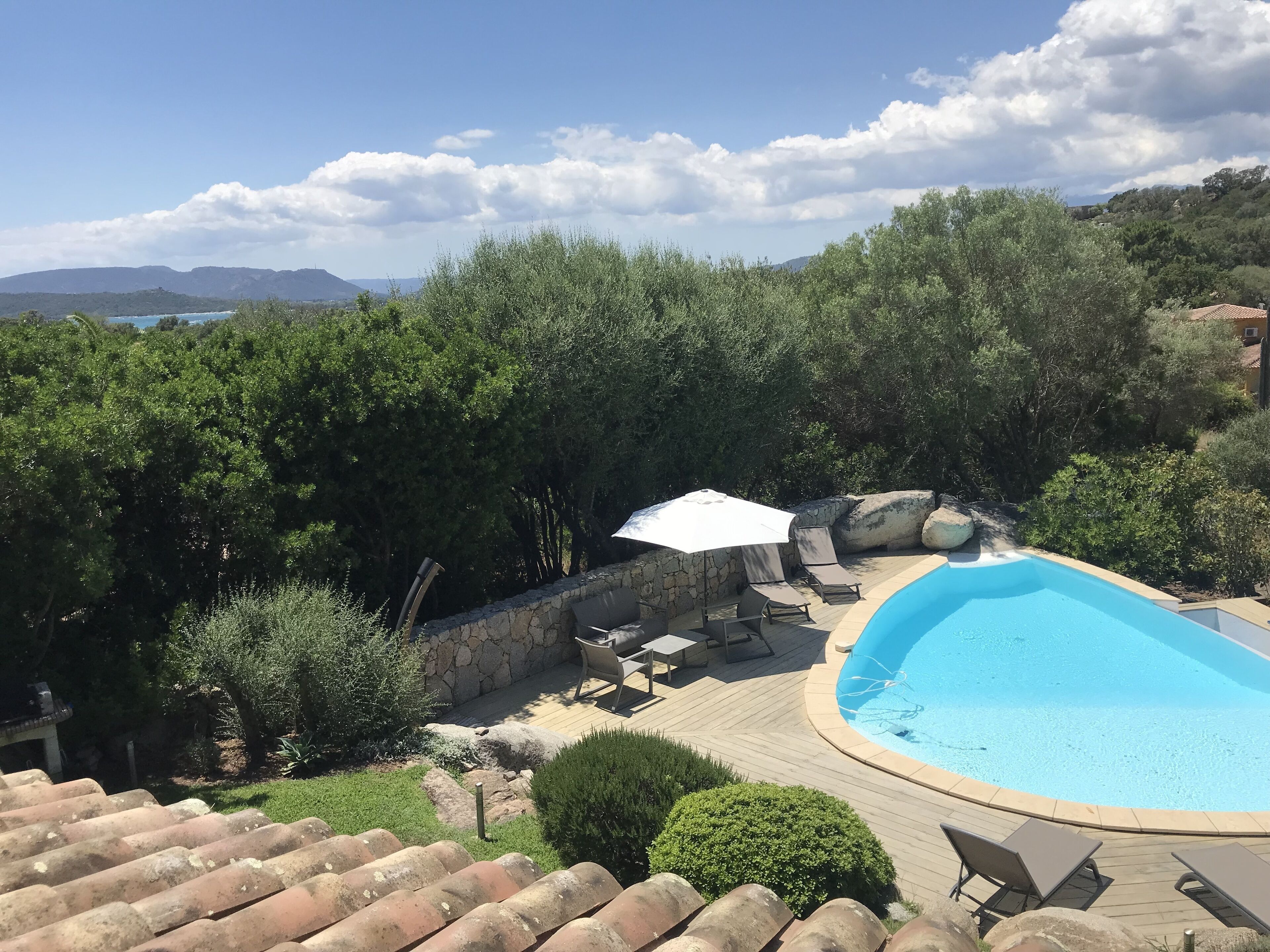 Piscine extérieure, piscine chauffée