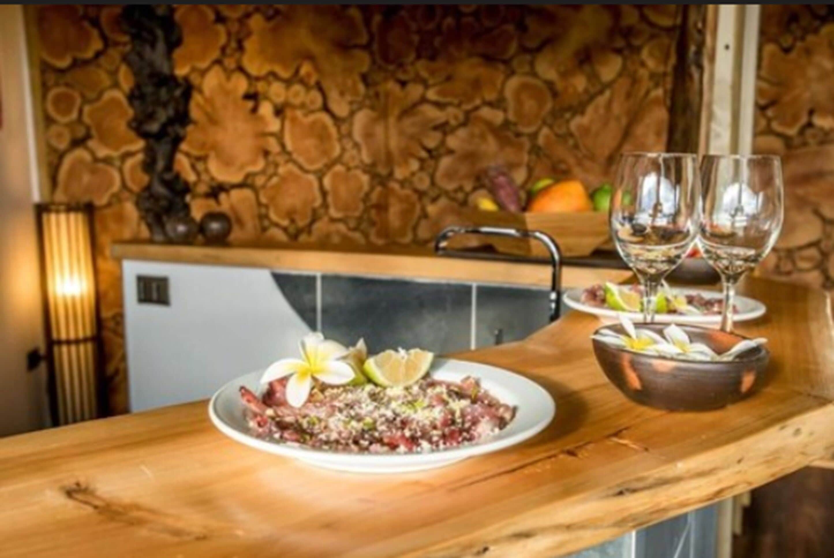 Bungalow, 1 très grand lit, salle de bains privée (Hoe Vaka) | Terrasse/Patio