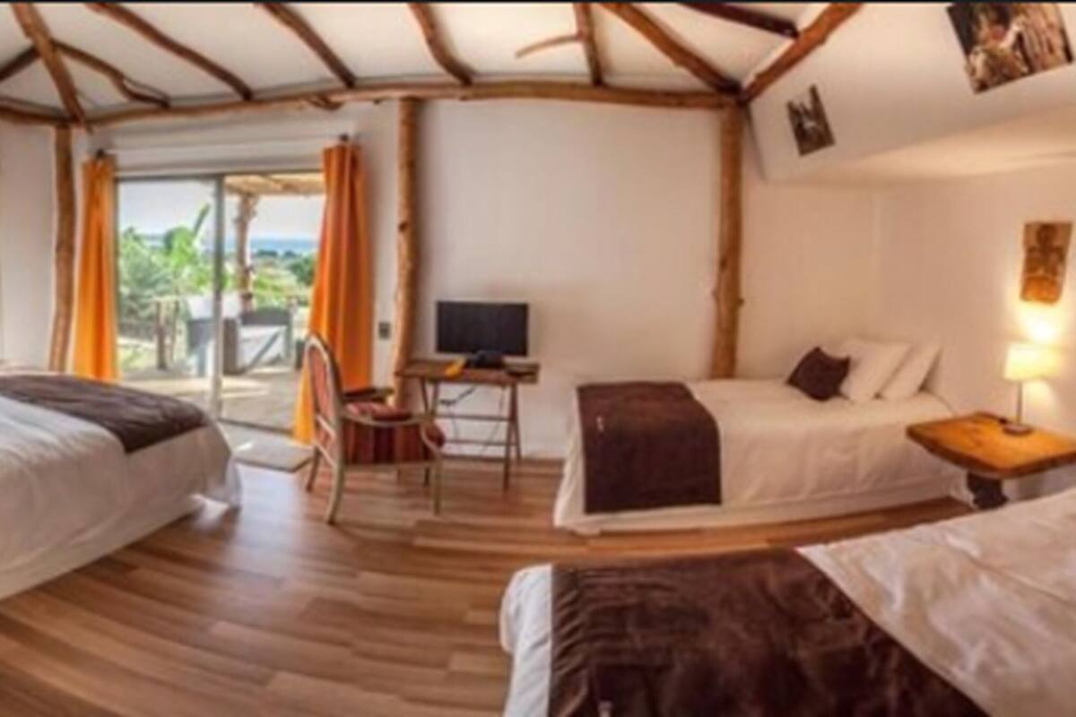 Bungalow, 1 Schlafzimmer, eigenes Bad (Kau-Pora) | Ausblick vom Zimmer