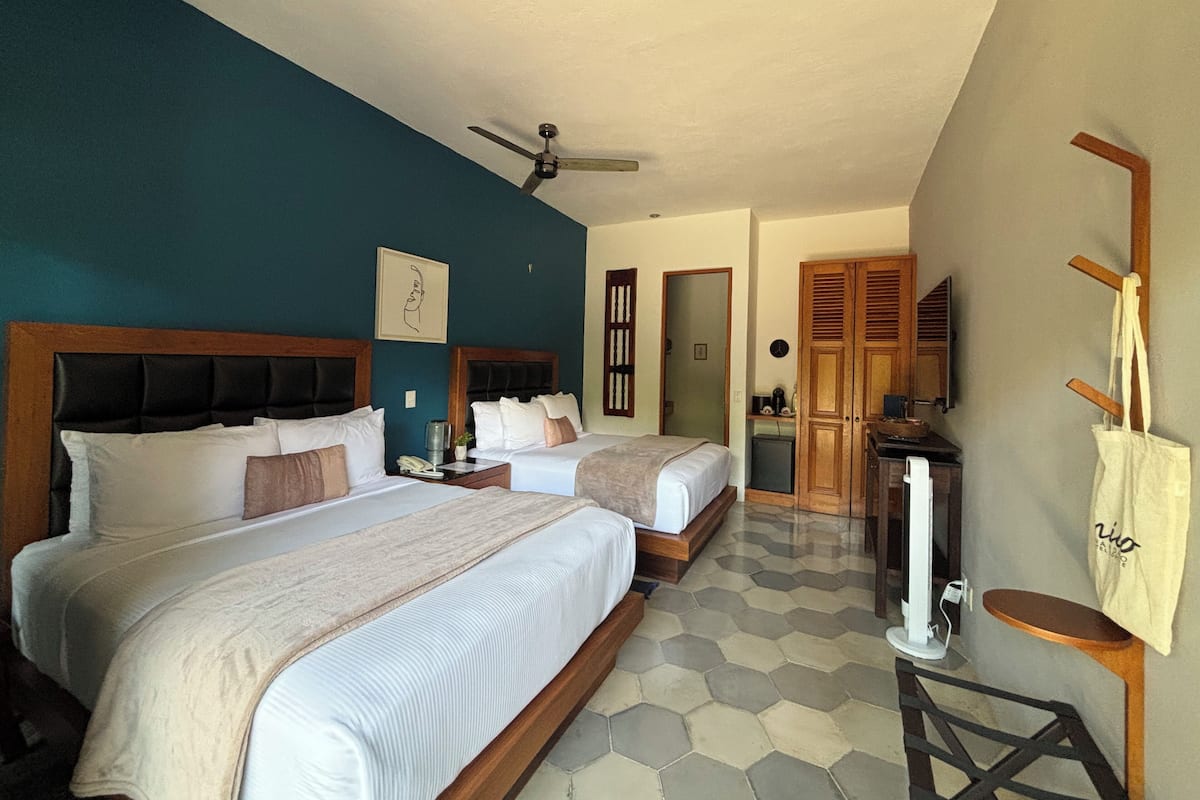 Standard Room, 2 Queen Beds | Minibar, in-room safe, iron/ironing board, free WiFi