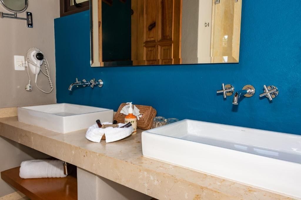 superior room, 2 queen beds | bathroom | shower, free toiletries, hair dryer, towels