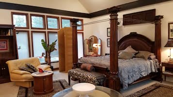 1 slaapkamer, een bureau, een strijkplank/strijkijzer, gratis wifi