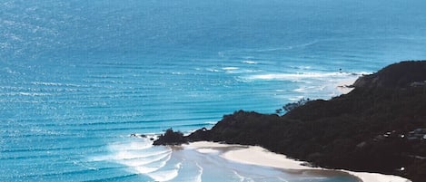 Vlak bij het strand