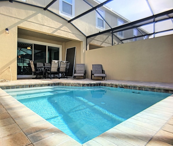 Una piscina climatizada