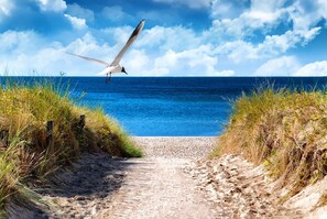 Tæt på stranden, liggestole