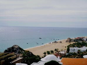 Sun loungers, beach towels