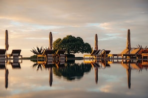 Una piscina riscaldata