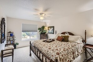 4 bedrooms, iron/ironing board, travel crib, WiFi