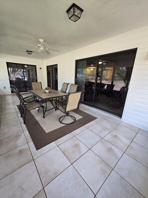 Outdoor dining