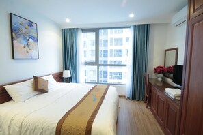 City Apartment, 1 Bedroom, Non Smoking, City View | Balcony view - Bayhomes Times City Serviced Apartment (Hanoi)