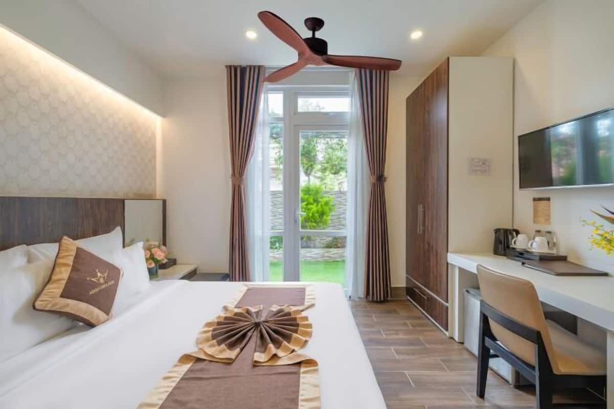 Sängtillbehör av högsta kvalitet och minibar med vissa gratis produkter