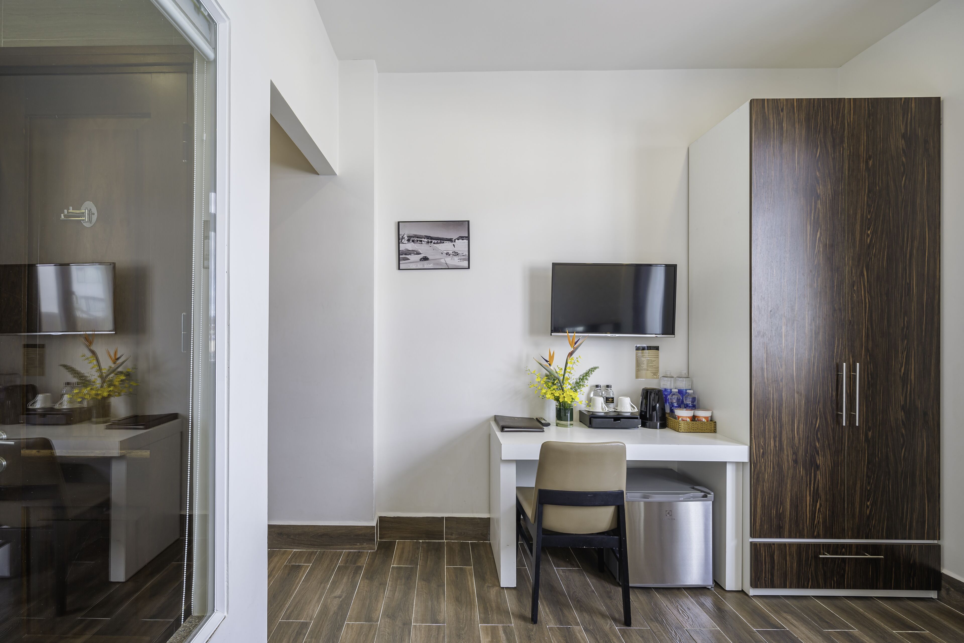 deluxe double room | premium bedding, free minibar items, blackout curtains, soundproofing