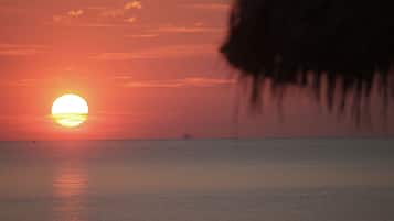 Vista a la playa o el mar