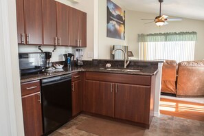 Family Villa, Private Pool, Garden Area | Shared kitchen