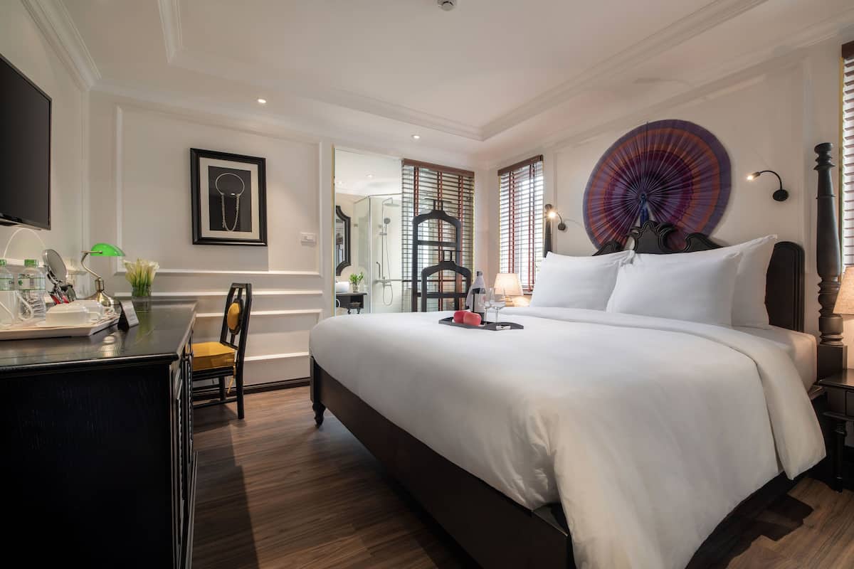 Premium bedding, memory foam beds, minibar, in-room safe