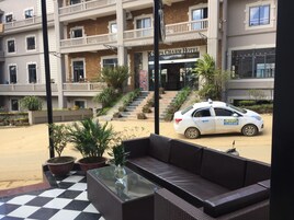 Framhlið gististaðar