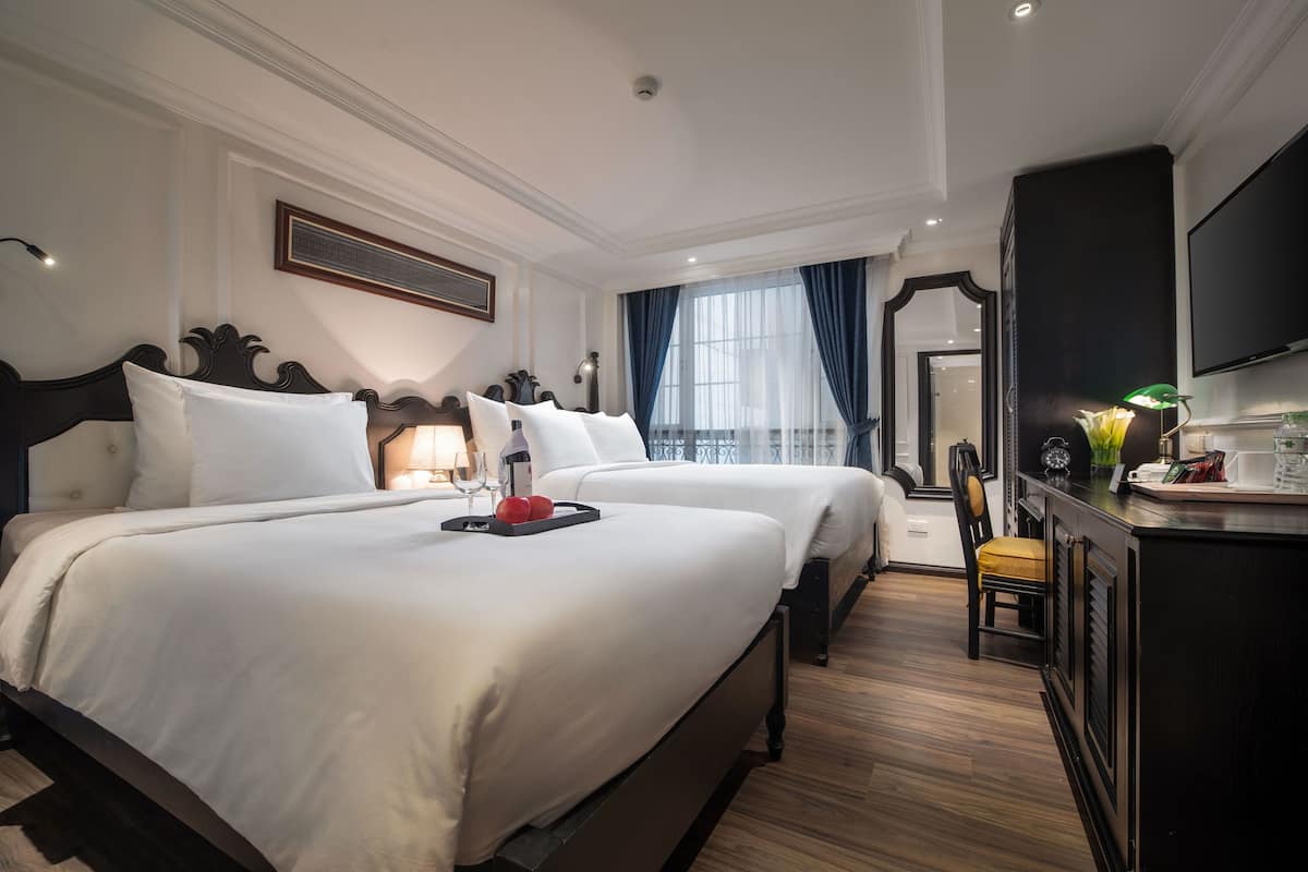 Habitació Deluxe, no fumadors, sense finestres | Roba de llit d'alta qualitat i matalassos d'escuma viscoelàstica 